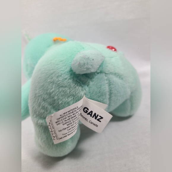 Vintage Care Bear Mint Green Wish Bear Stuffed Animal Plush 7" 2003 - Picture 3 of 4